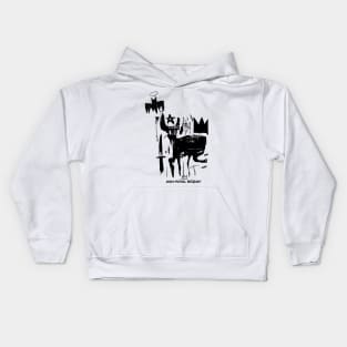 Basquat Drawing Kids Hoodie